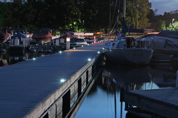 Marine Solar LED Dock/Deck Lights