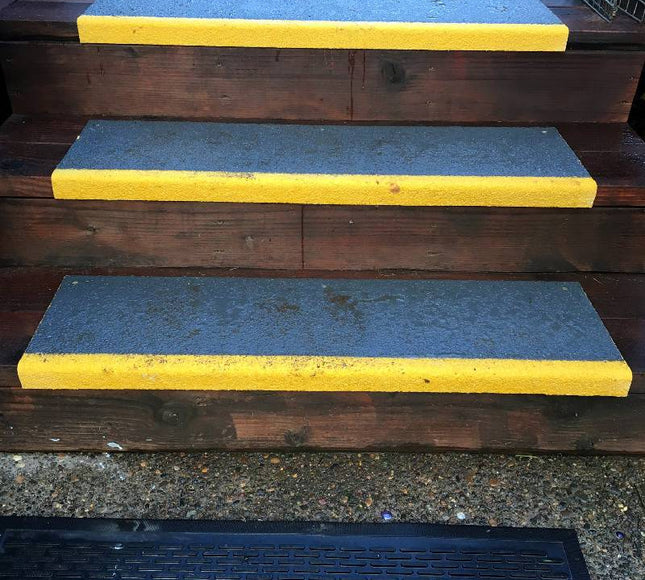 rubber step tread cover Stair Tread Covers and Nosings – NW Marine Supply