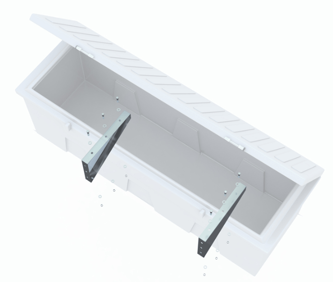 Offset Dock Box Brackets (Standard Dock & EZ Dock Option)