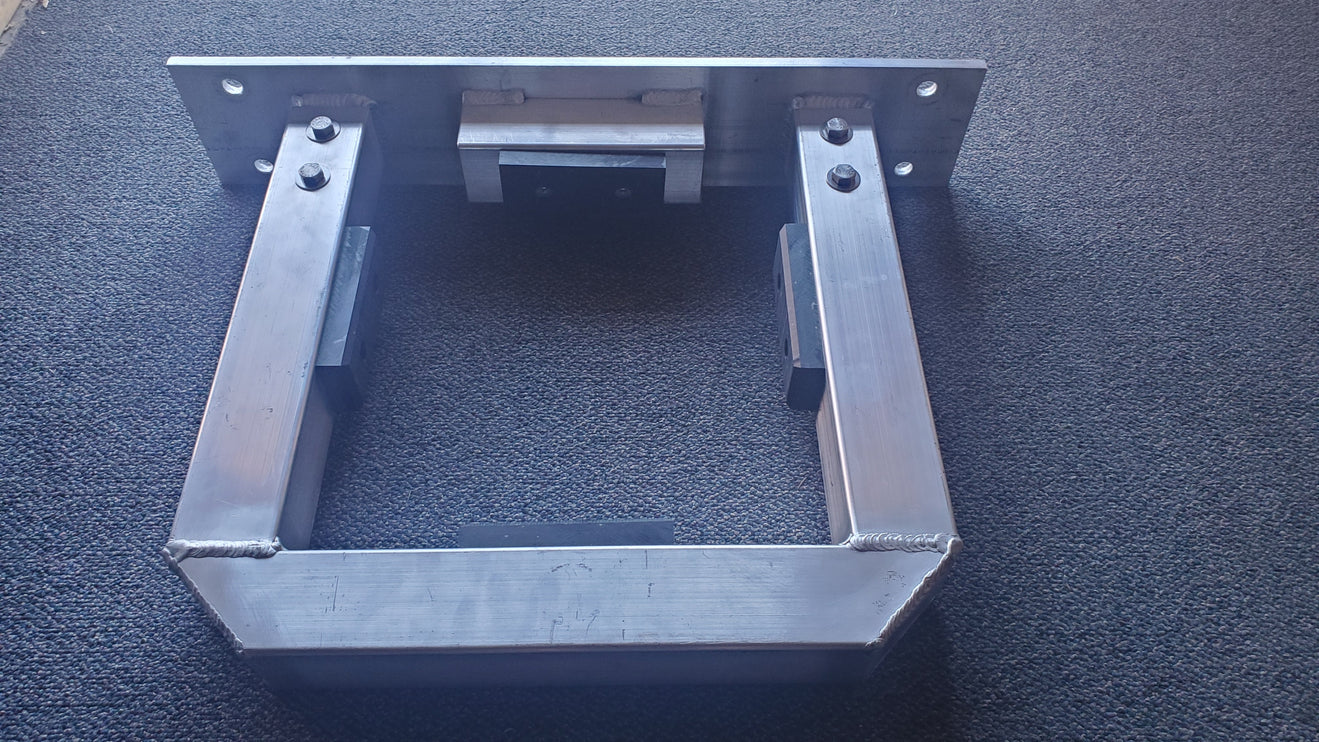 Aluminum Pile Brackets with UHMW Blocking