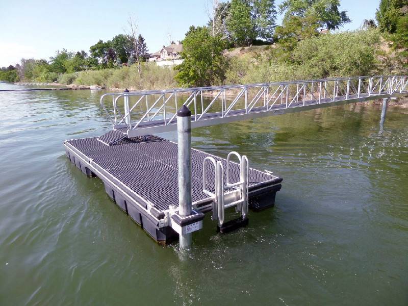 Aluminum Frame Docks by OMC