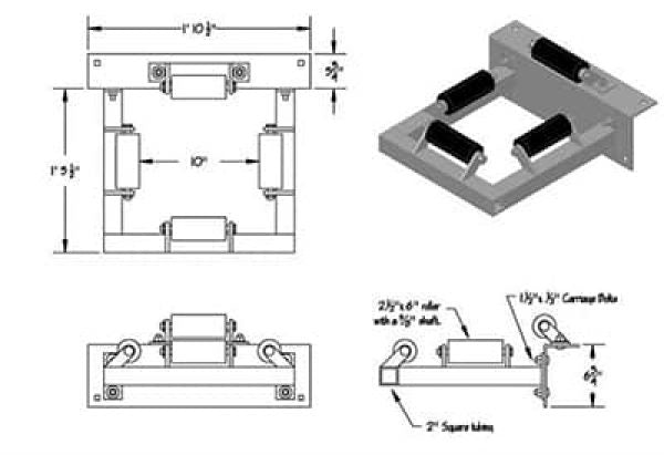 External Square Pile Guide (Prefabricated)