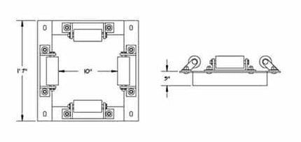 Internal Square Pile Guides (Prefabricated)