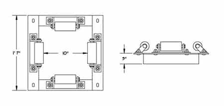 Internal Square Pile Guides (Prefabricated)