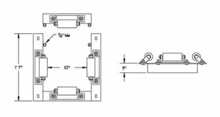 Internal Square Pile Guides (Prefabricated)