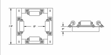 Internal Square Pile Guides (Prefabricated)