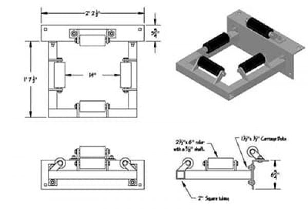 External Square Pile Guide (Prefabricated)