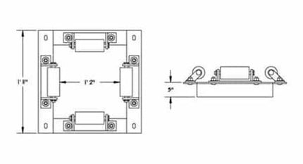 Internal Square Pile Guides (Prefabricated)