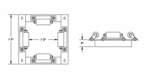 Internal Square Pile Guides (Prefabricated)