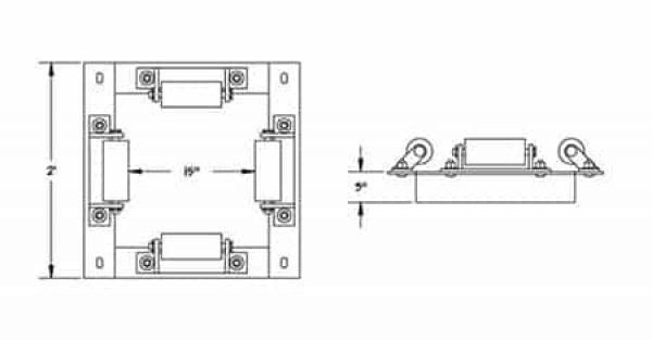 Internal Square Pile Guides (Prefabricated)