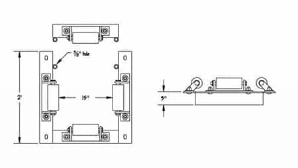 Internal Square Pile Guides (Prefabricated)