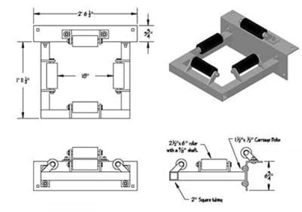 External Square Pile Guide (Prefabricated)