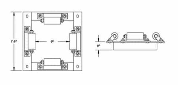 Internal Square Pile Guides (Prefabricated)