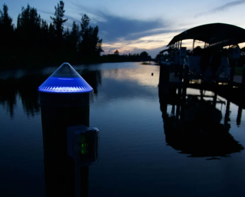 Solar Powered Piling Cap