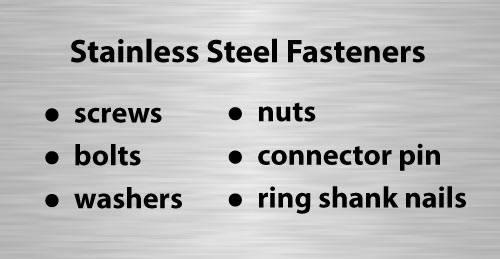 Fasteners – Stainless Steel