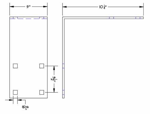Dock Hardware – Outside Corner End