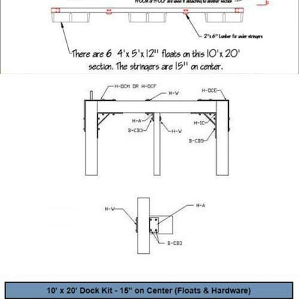 DIY Wood Dock Kits