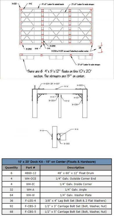 DIY Wood Dock Kits