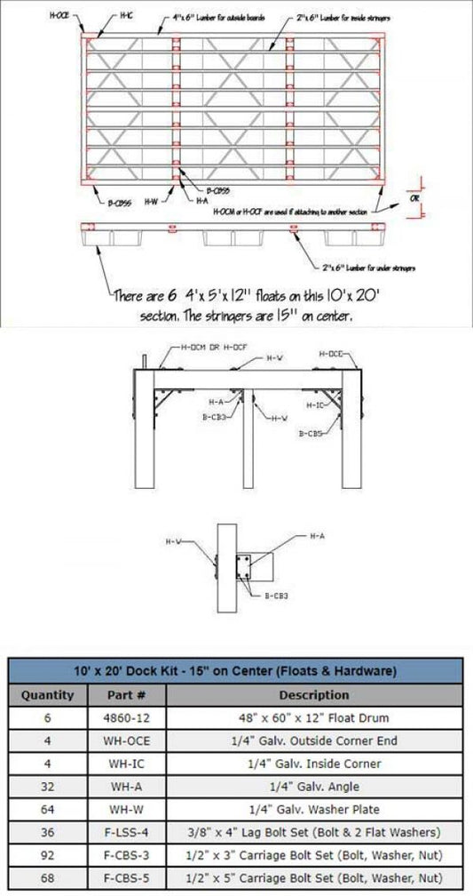 DIY Wood Dock Kits – NW Marine Supply