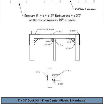 DIY Wood Dock Kits