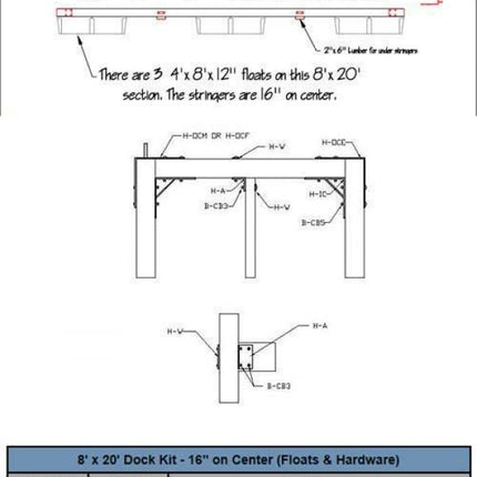 DIY Wood Dock Kits